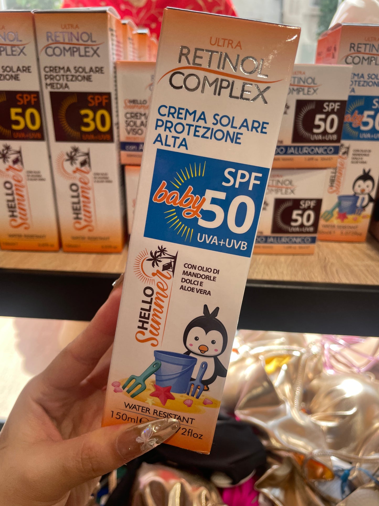 Crema solare protección solar