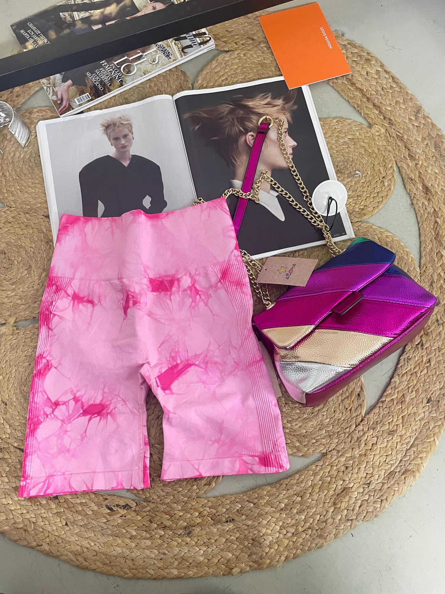 🎀Leggings corto efecto Mármol🍀