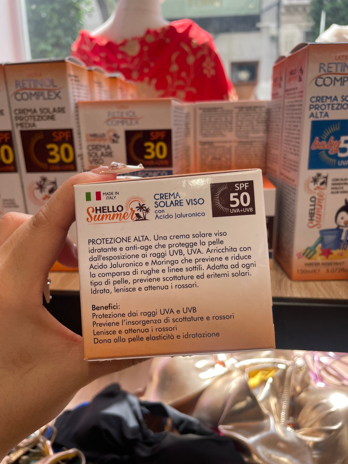 Crema facial protección solar