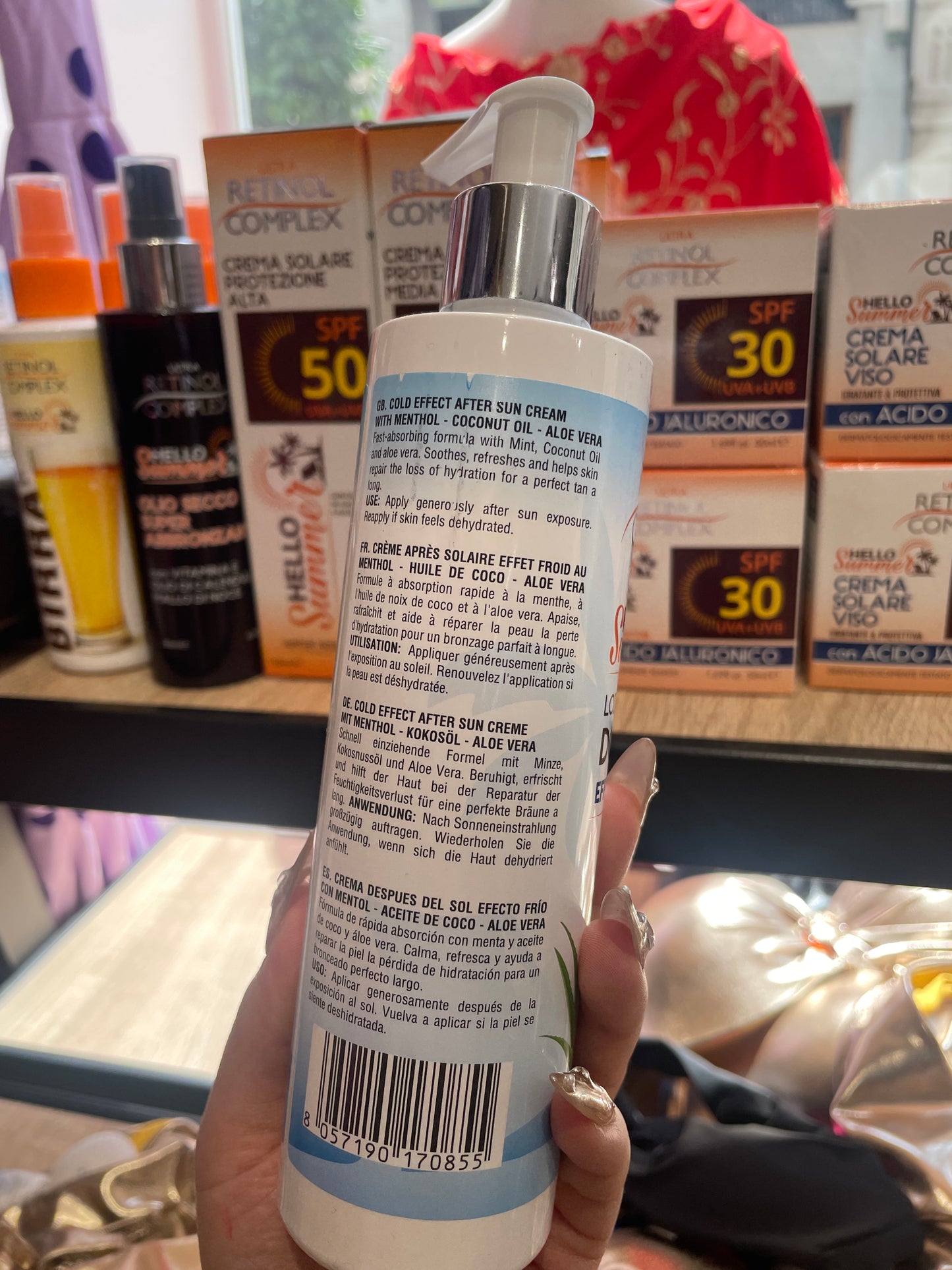 Loción hidratante aloe vera