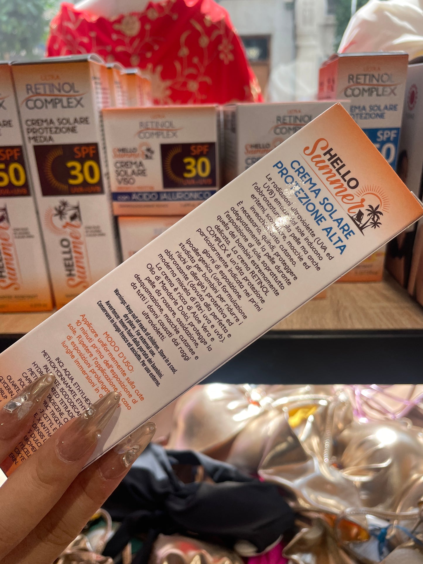 Crema solare protección solar