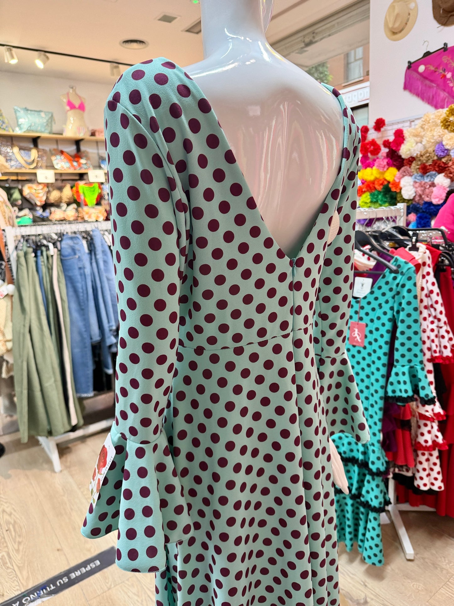 Bata flamenca lunares