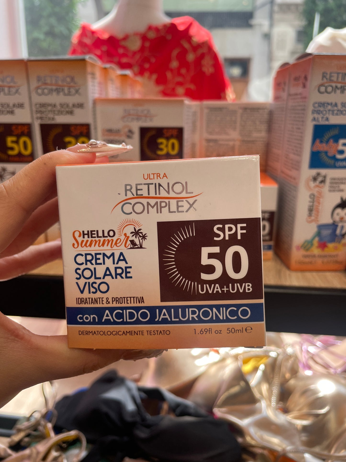 Crema facial protección solar