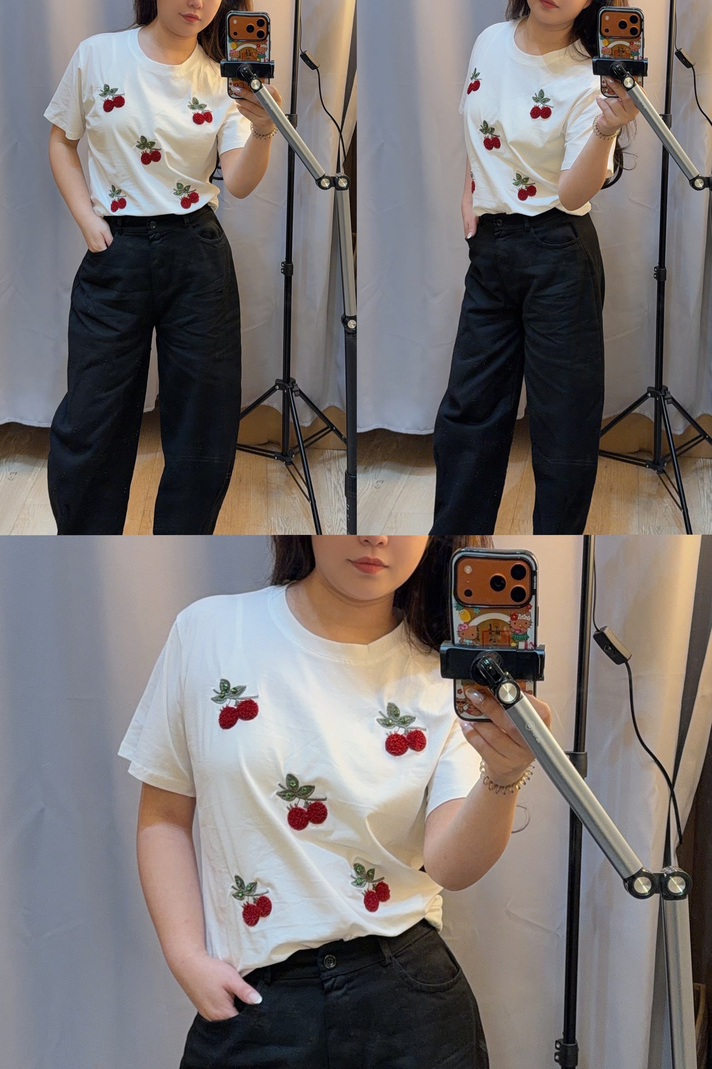 Camiseta cereza