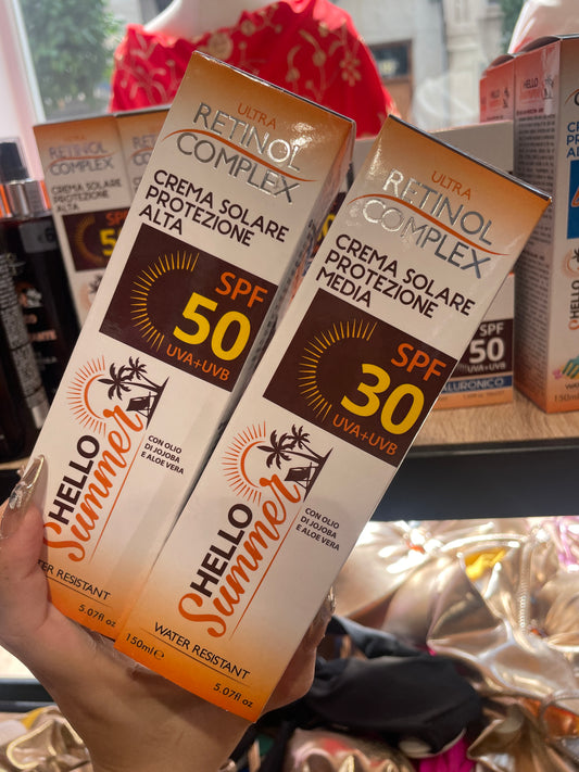 Crema solare protección solar