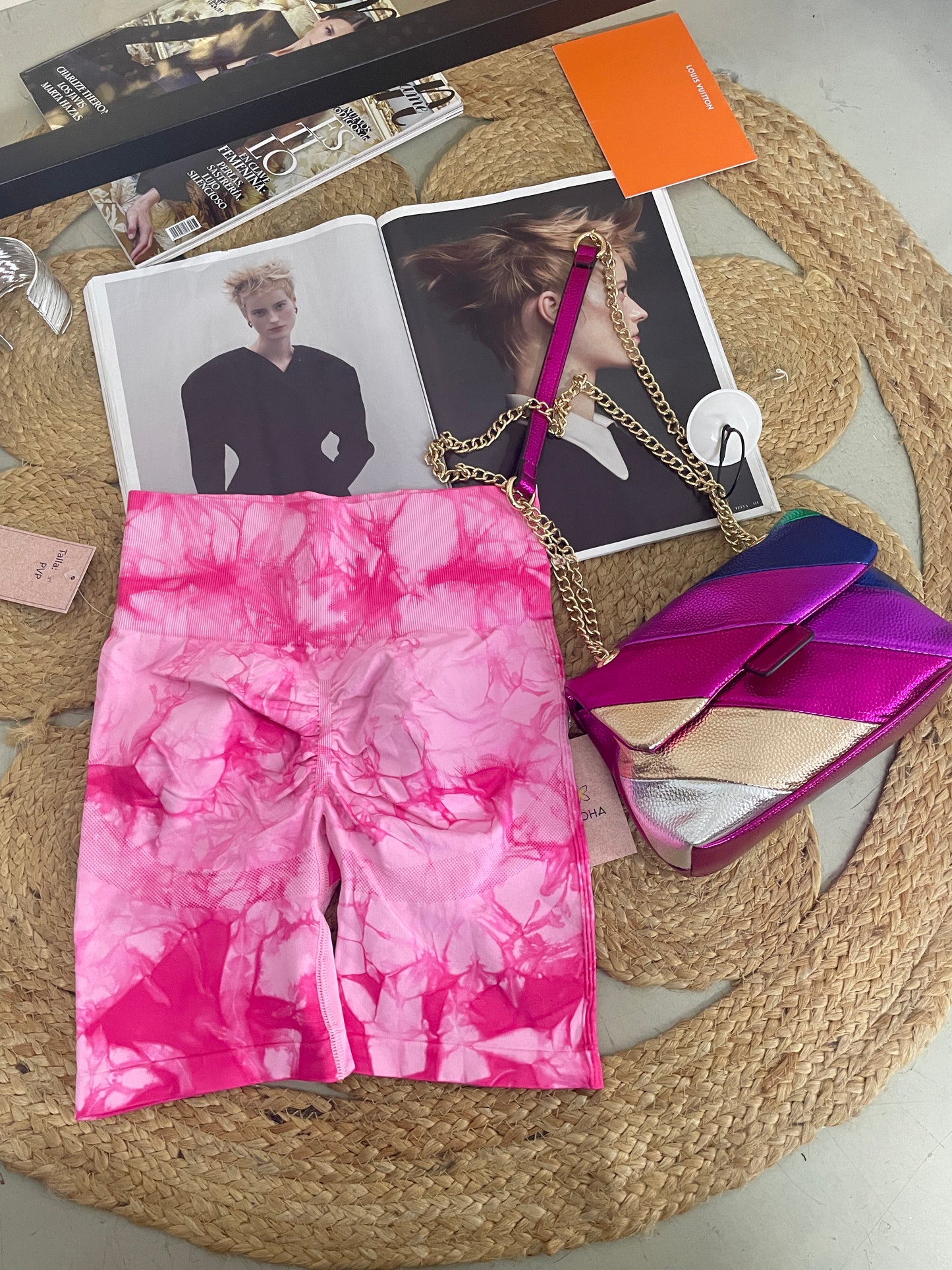 🎀Leggings corto efecto Mármol🍀