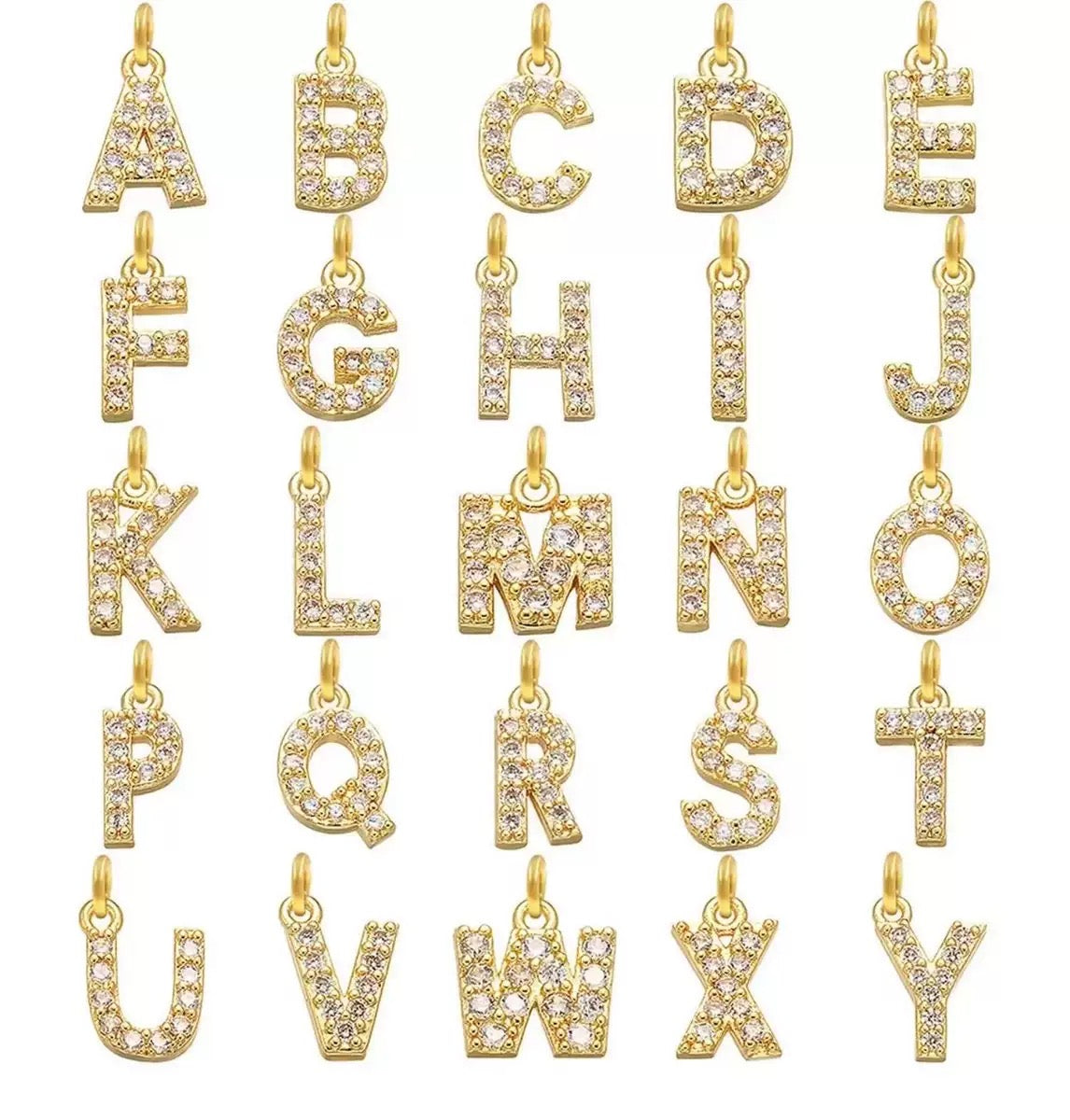 Collar letras acero