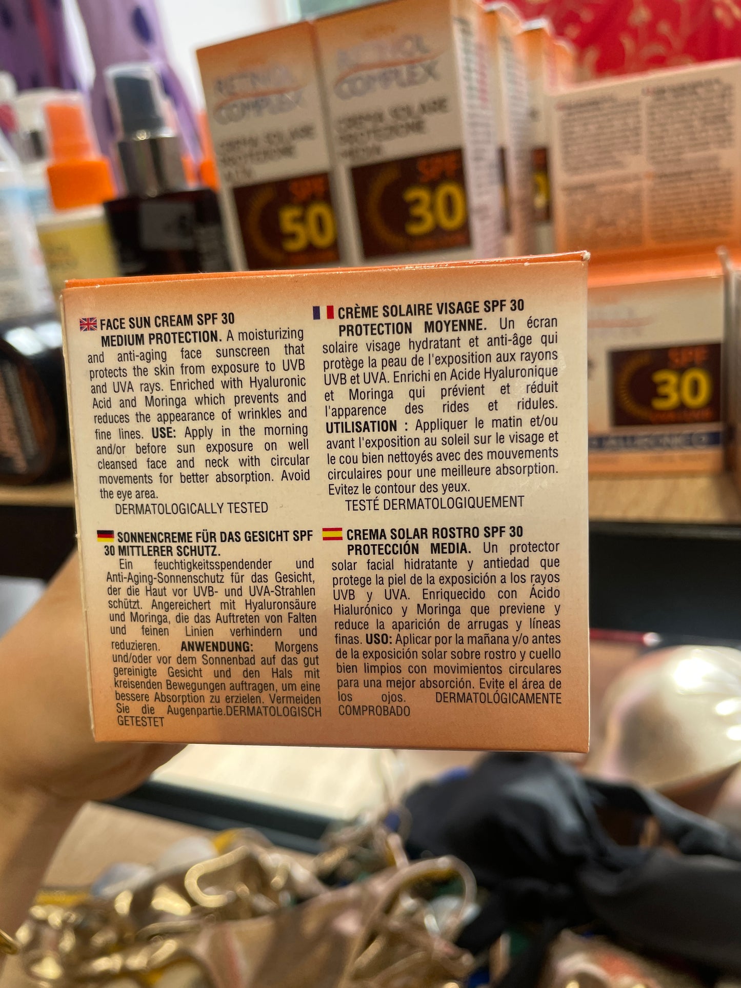 Crema facial protección solar