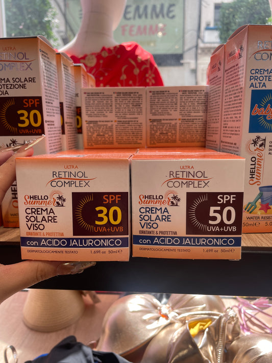 Crema facial protección solar