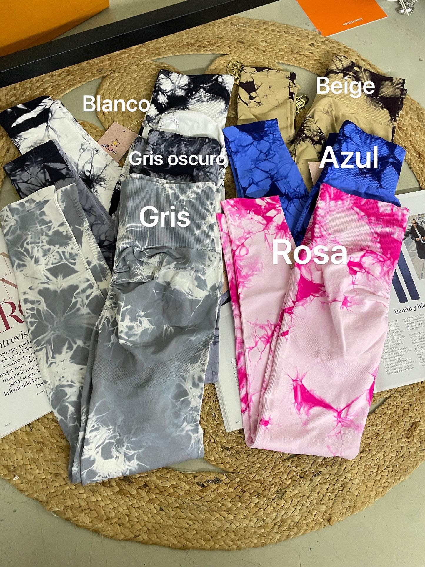 🎀Leggings deportivo efecto marmol largo