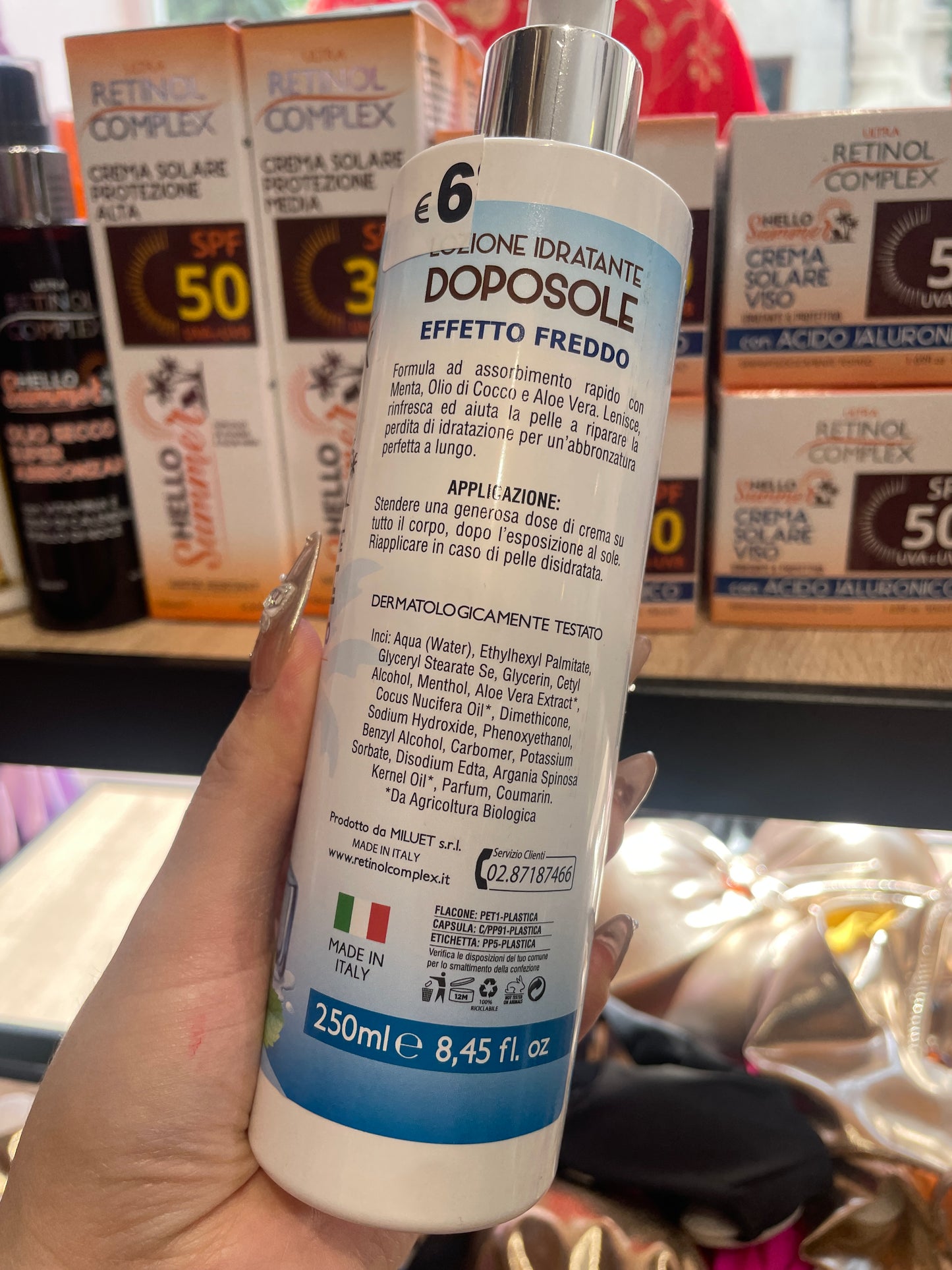 Loción hidratante aloe vera