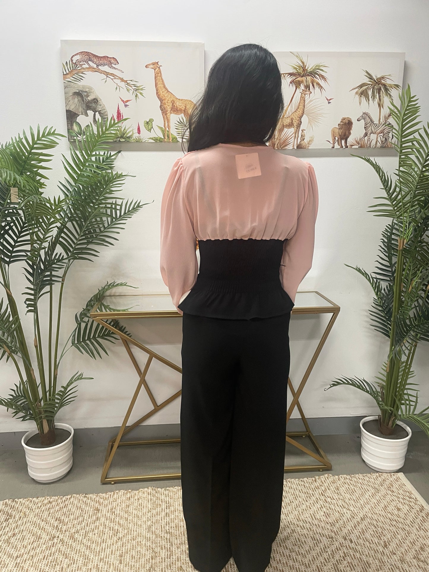 Blusa con corpiño