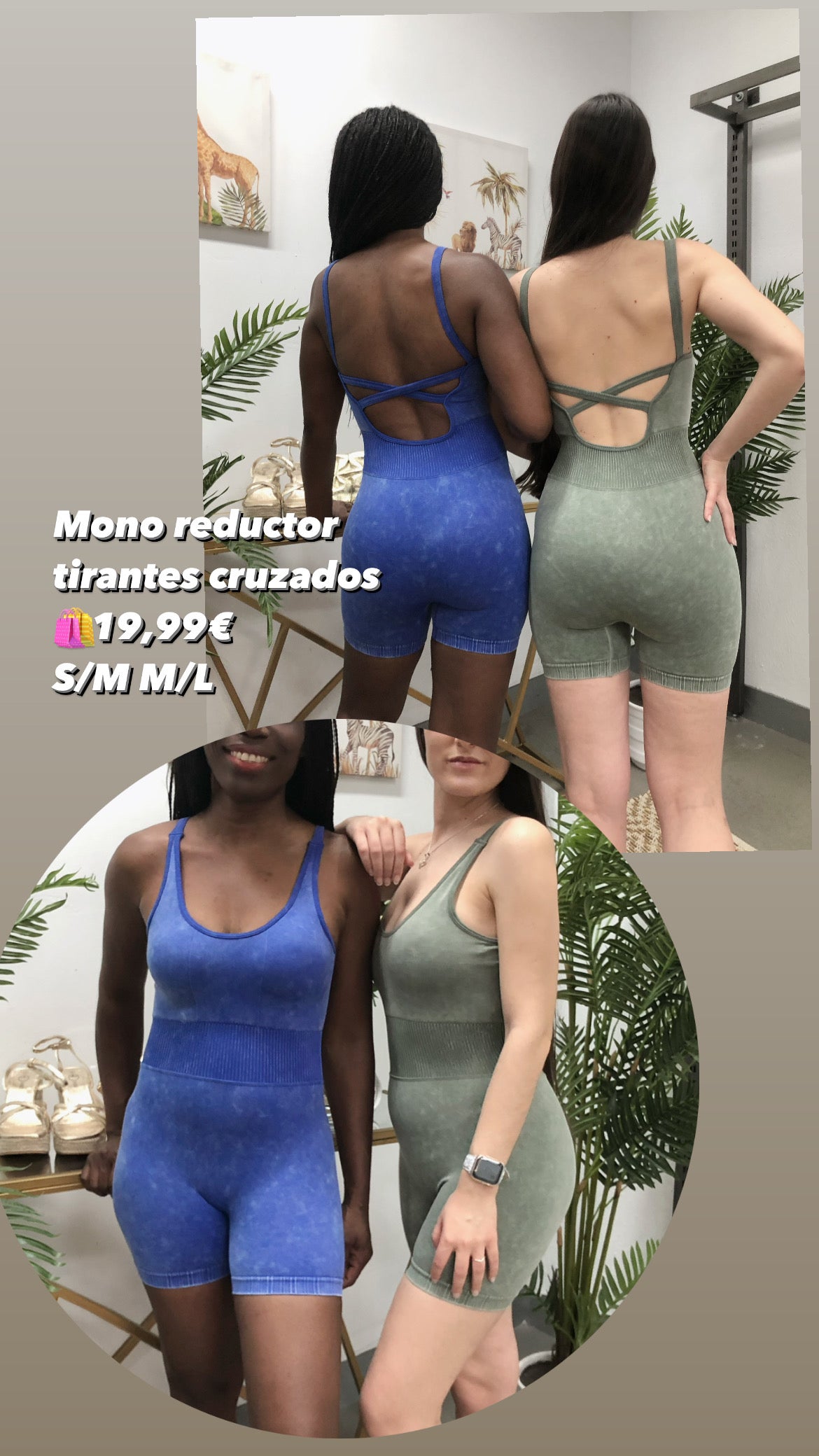 🎀Mono corto tirantes cruzados 🎀