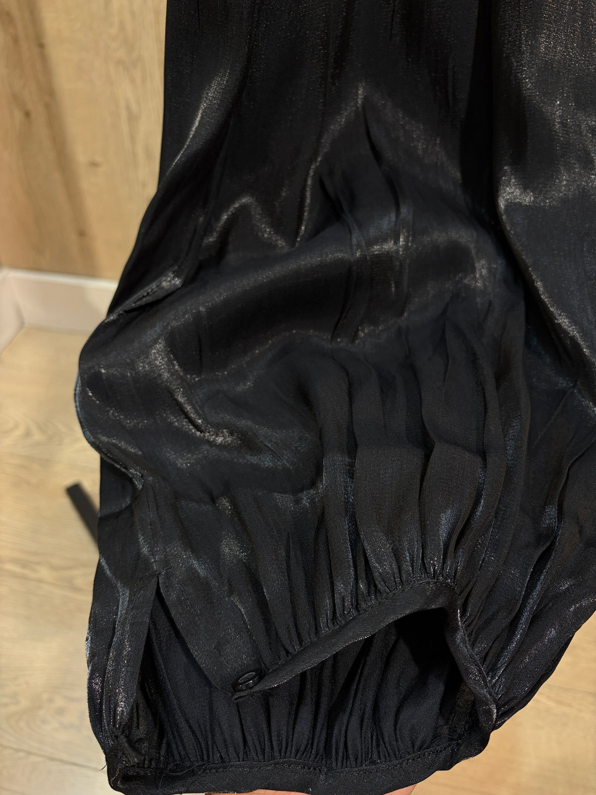 Pantalon bombacho brillo