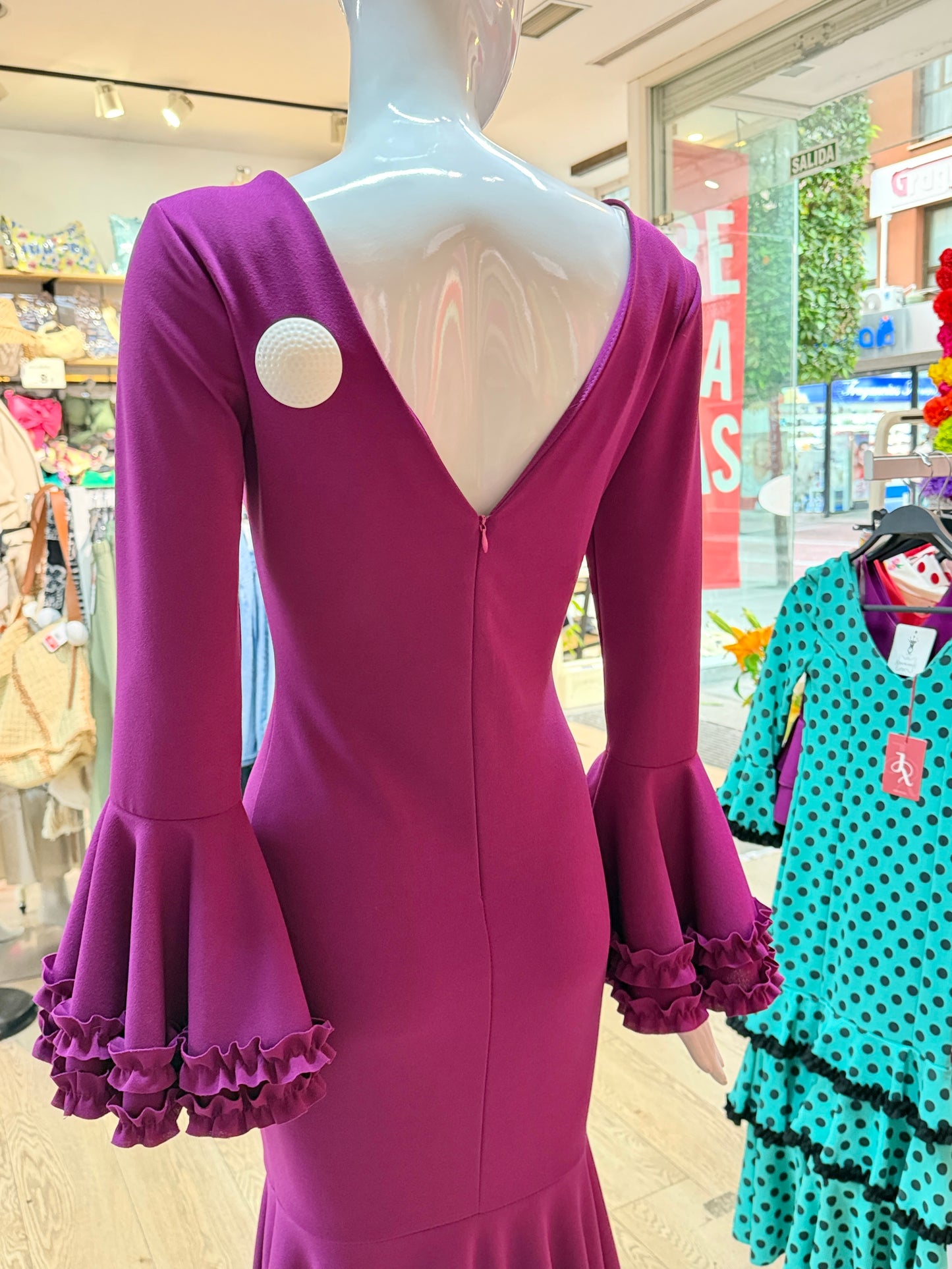 Traje flamenca MORADO M/L