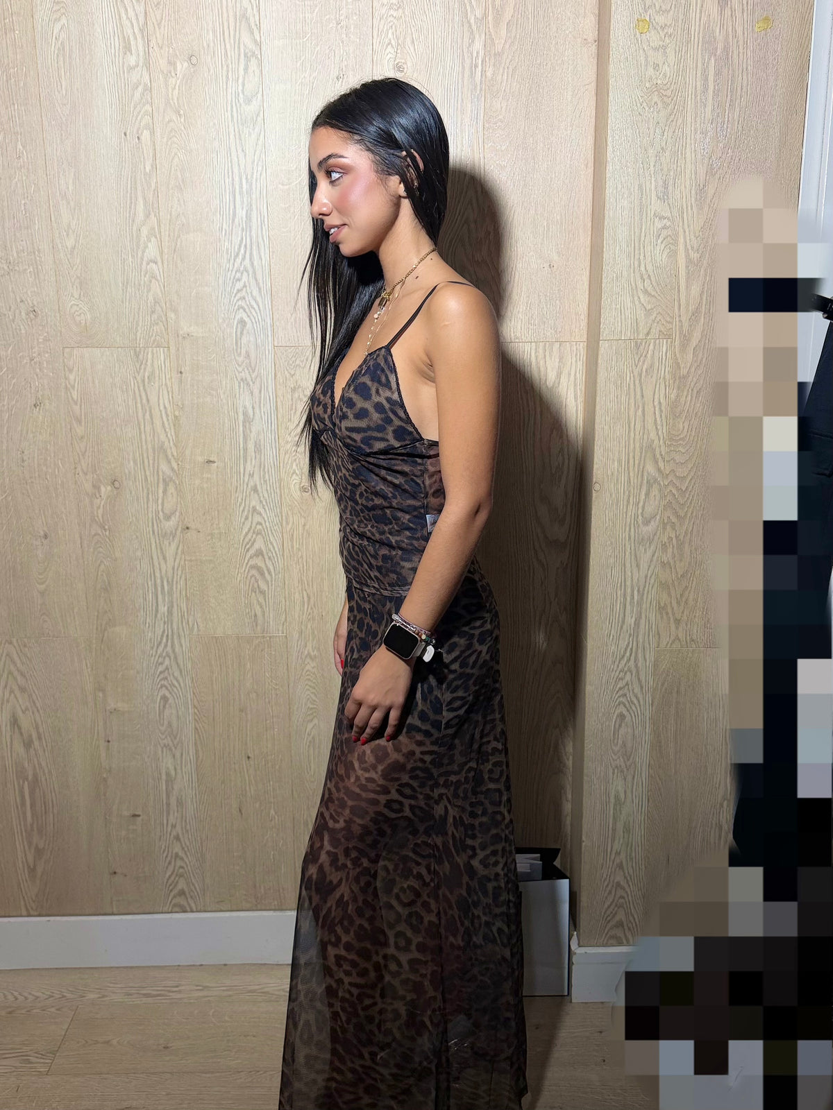 Conjunto leopardo tirantes