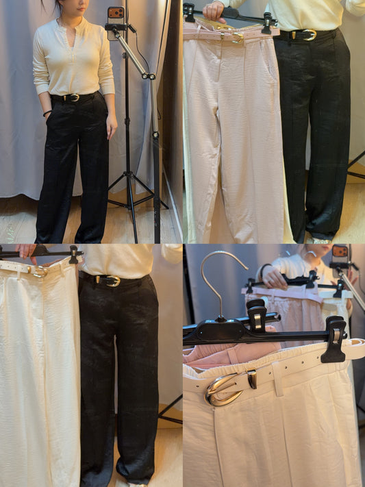 Pantalón detalle con línea
