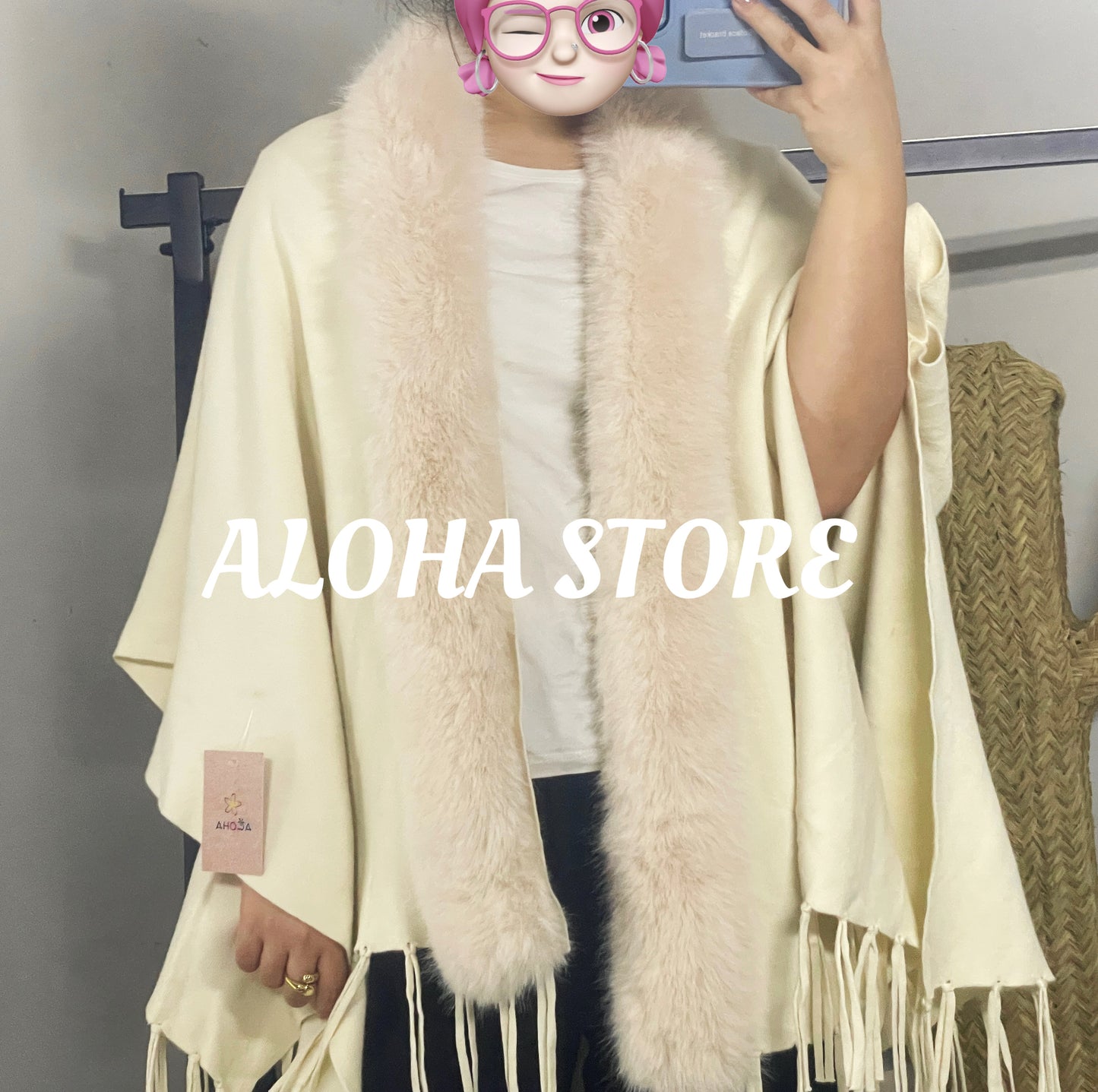 🎀PONCHO PUNTO PELO CUELLO 🎀