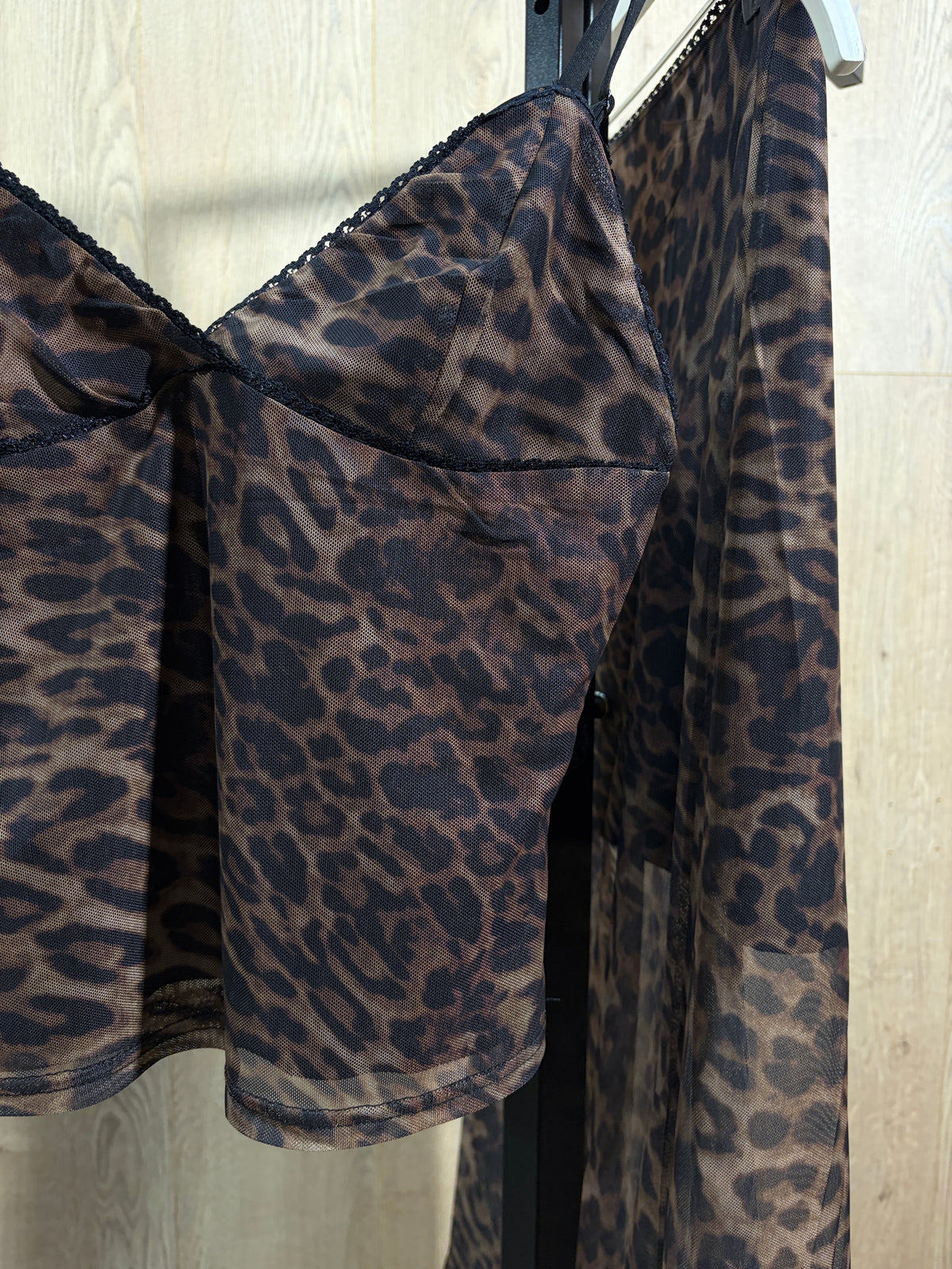 Conjunto leopardo tirantes