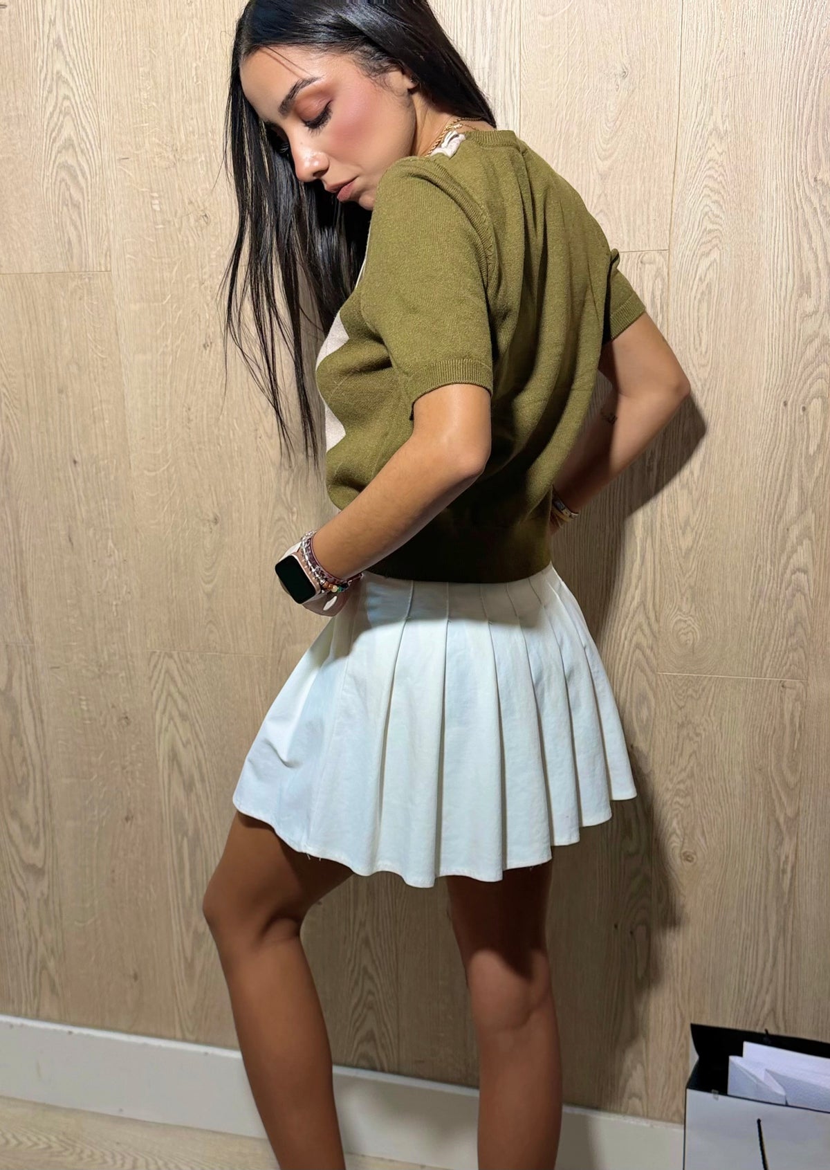 Jersey rombo manga corta