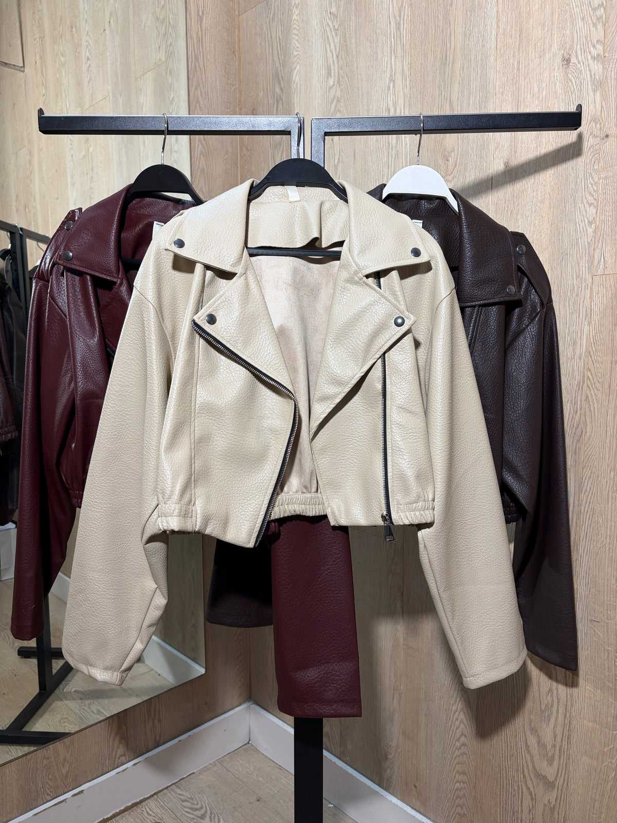 Chaqueta Biker poli piel