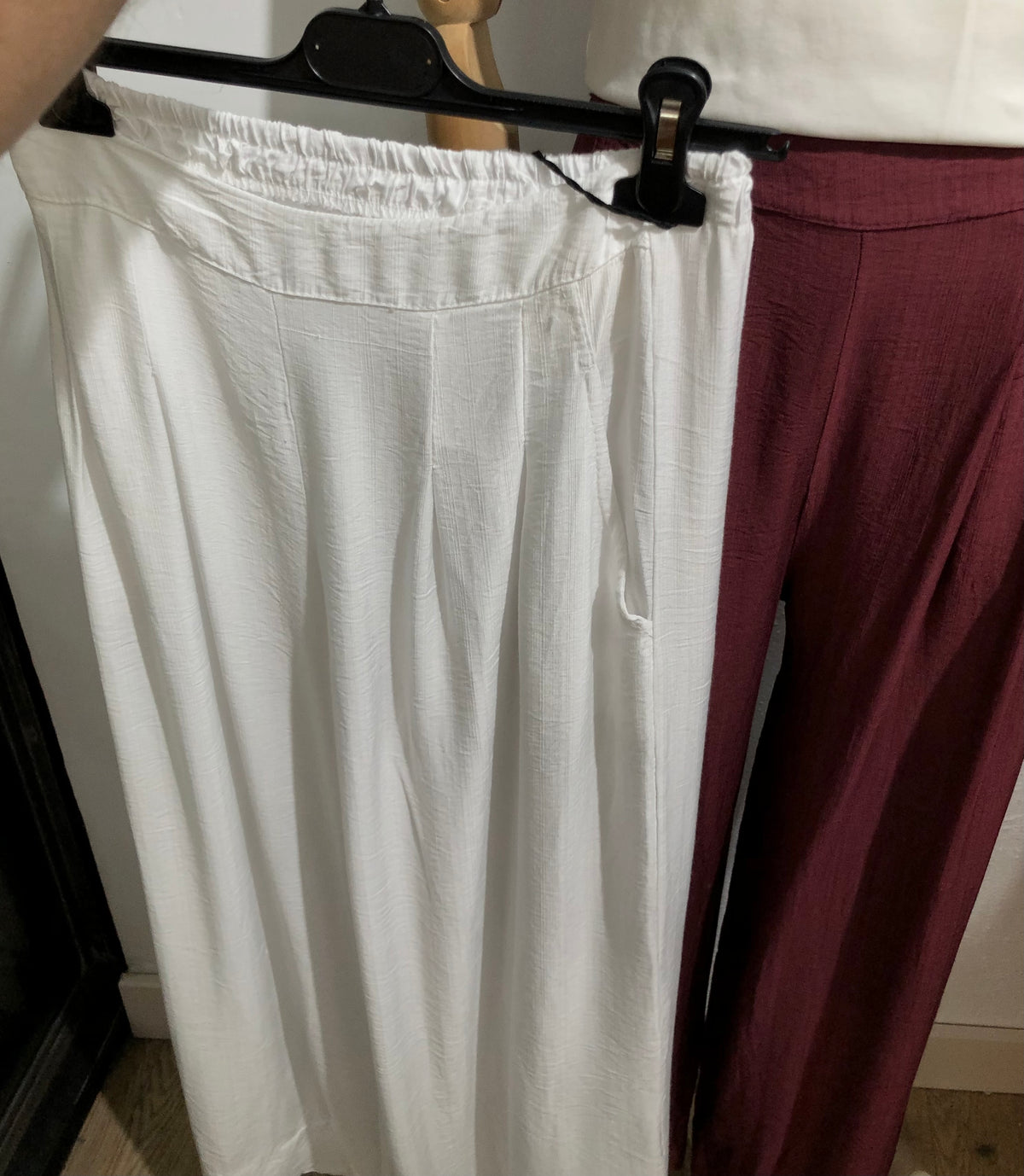 💕NEW Pantalón tela pata ancha 💕