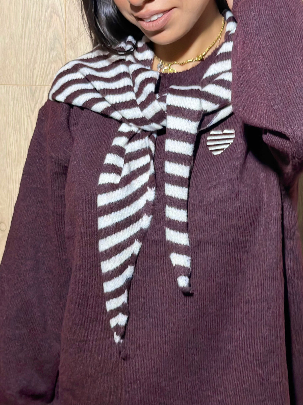 Jersey con capa rayas