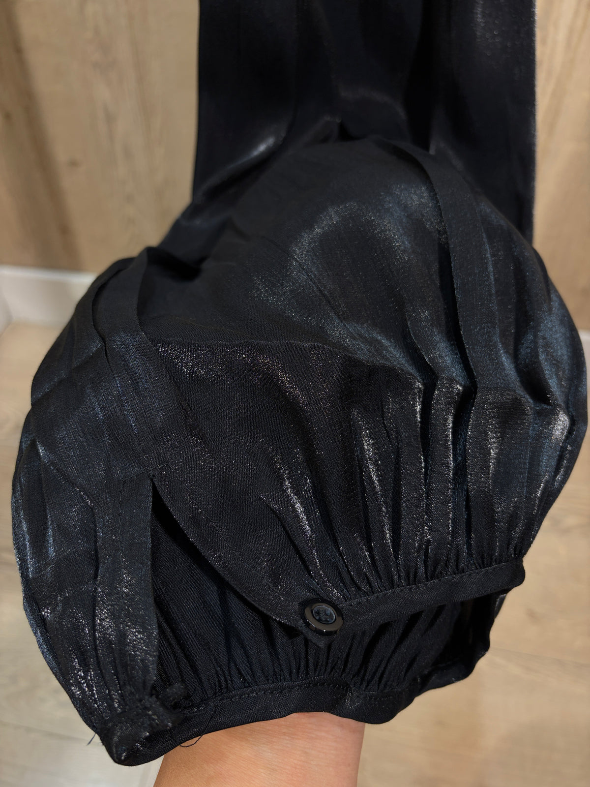 Pantalon bombacho brillo