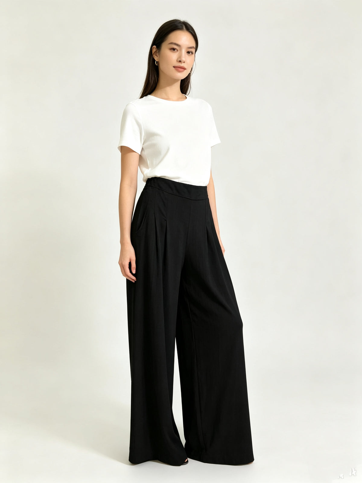 💕NEW Pantalón tela pata ancha 💕