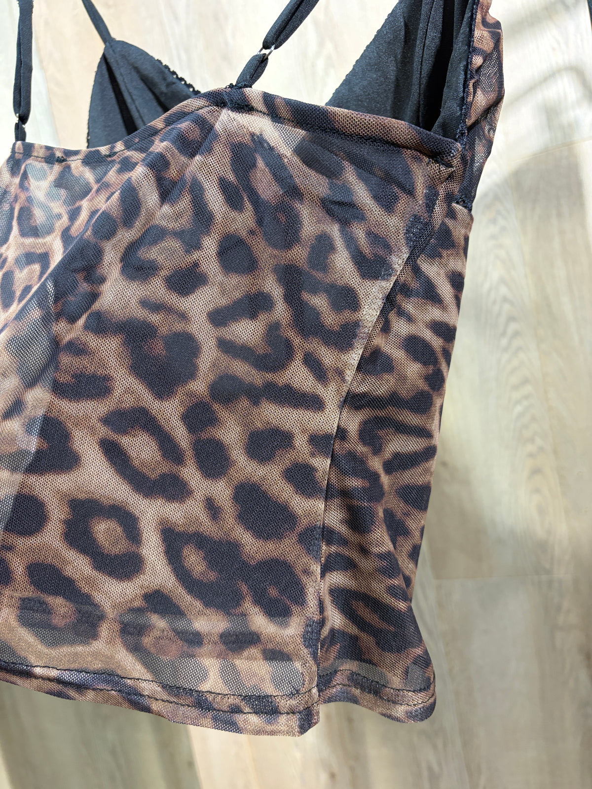 Conjunto leopardo tirantes