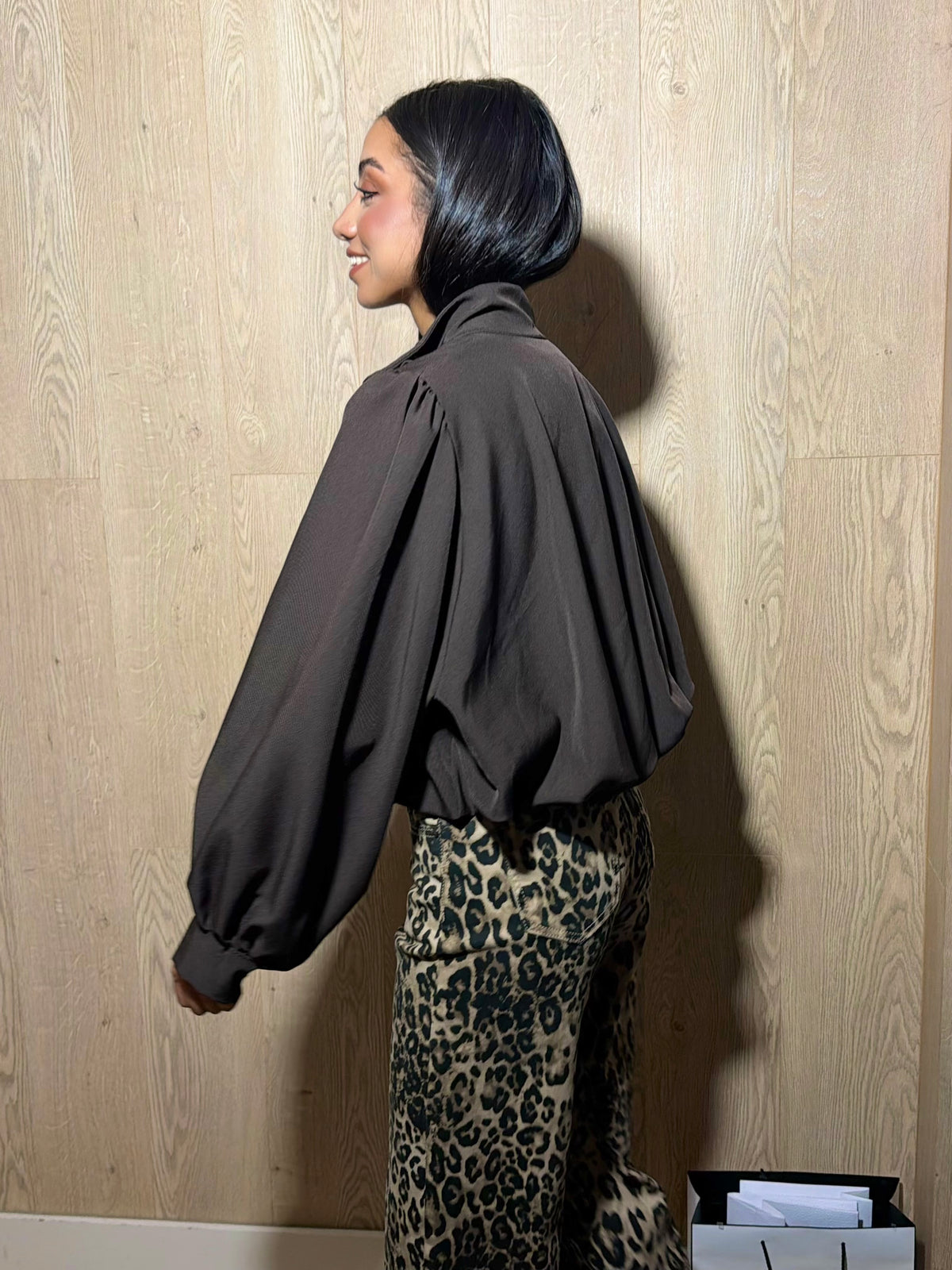 Chaqueta botón corto
