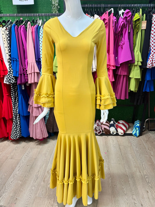 Traje flamenca amarillo XS