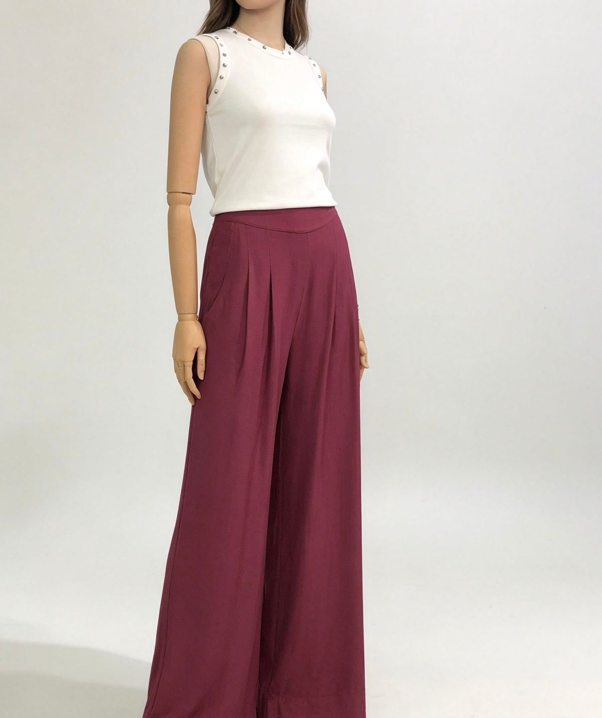 💕NEW Pantalón tela pata ancha 💕