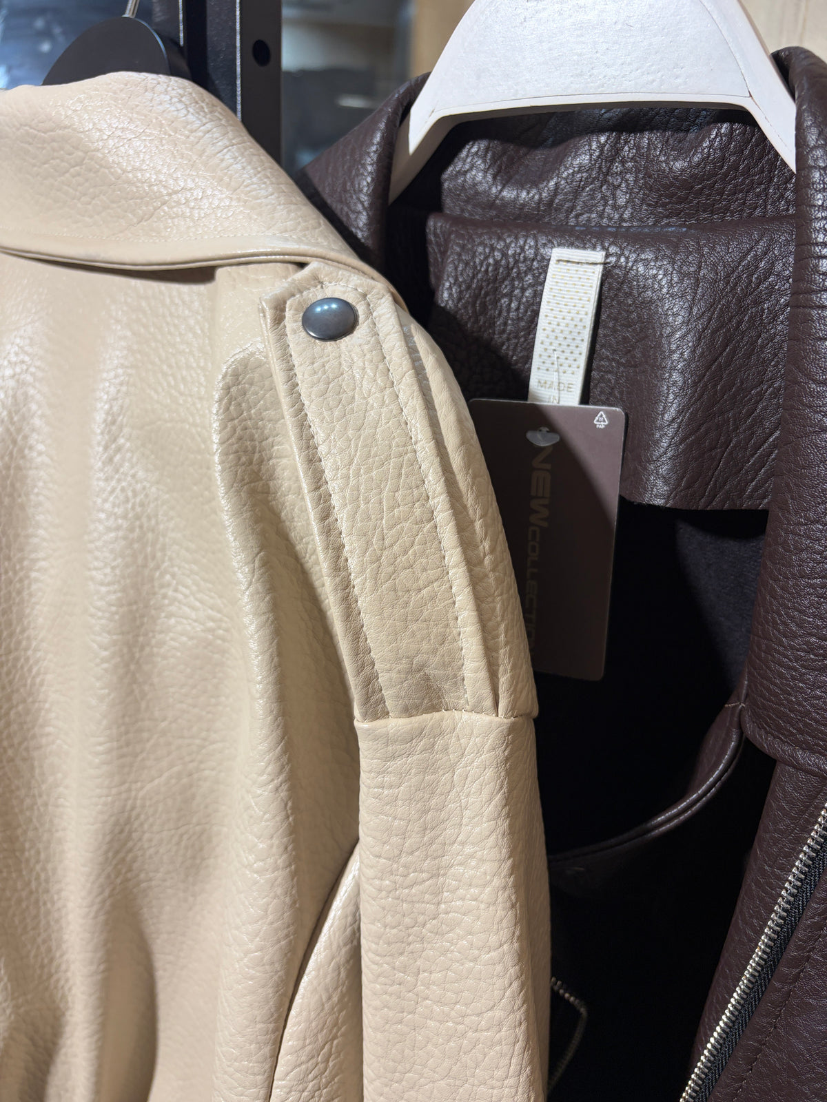 Chaqueta Biker poli piel