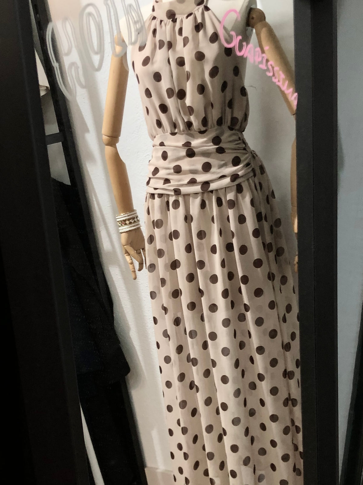 💕vestido midi lunares💕