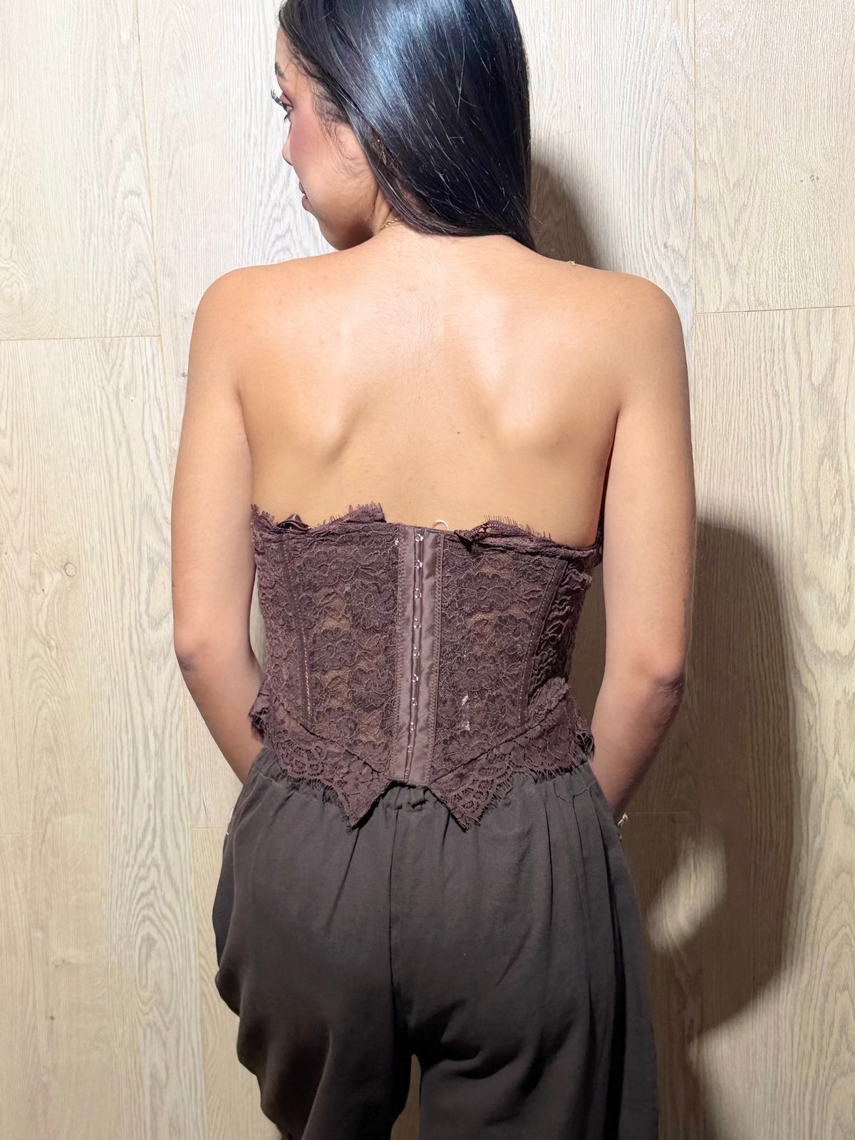 Top corpiño encaje
