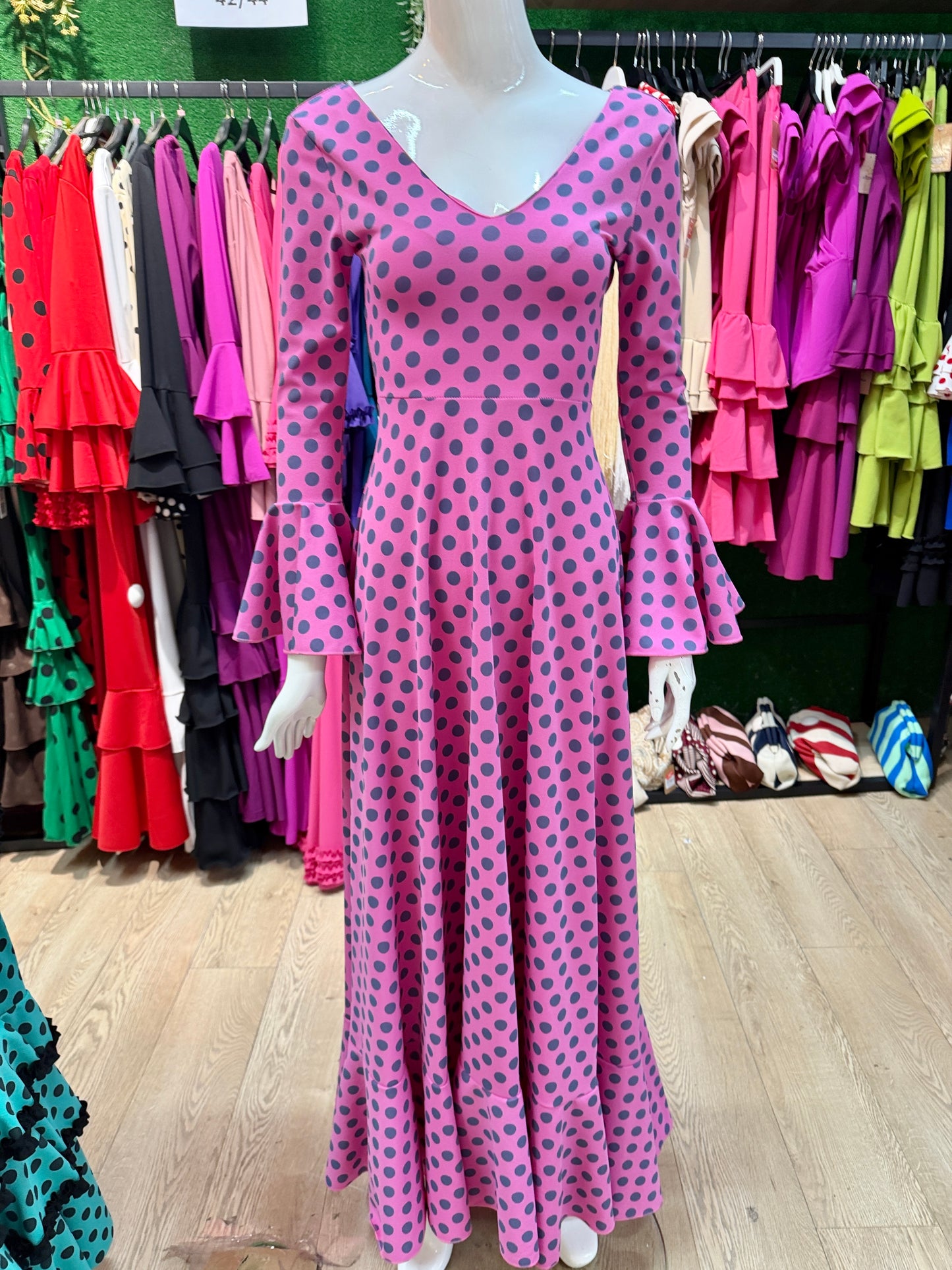 Bata flamenca lunares