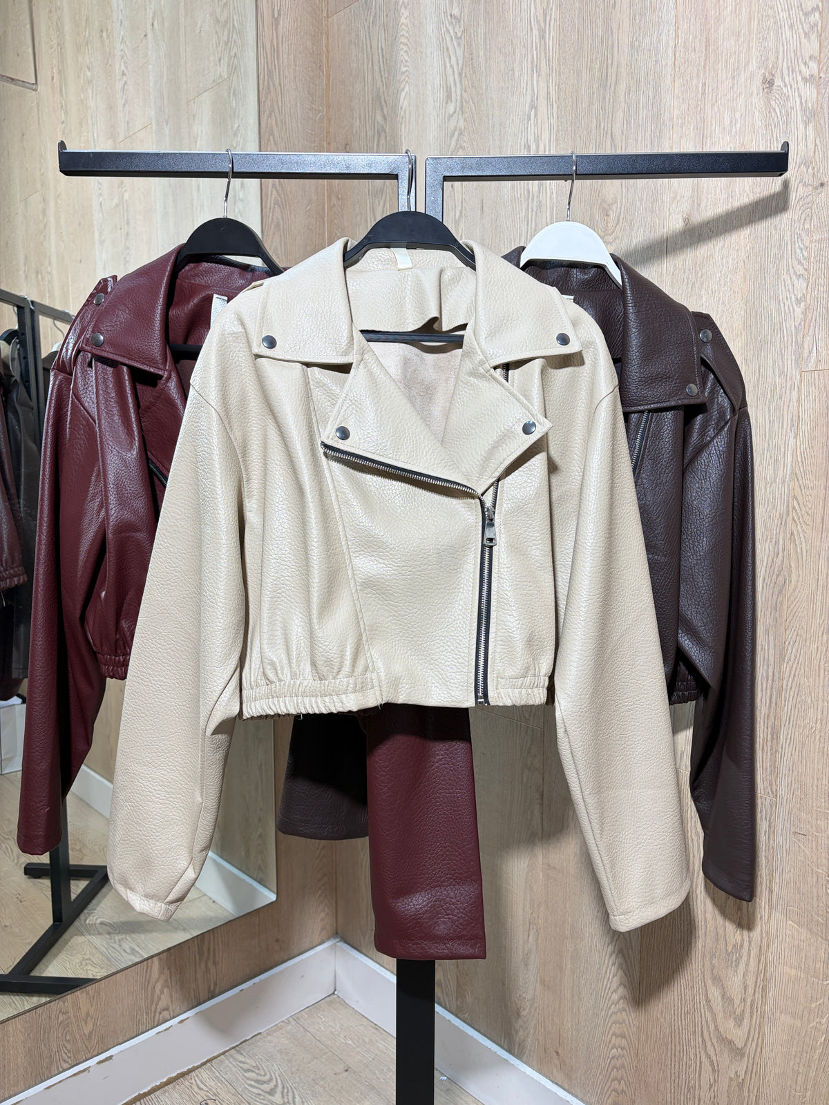 Chaqueta Biker poli piel