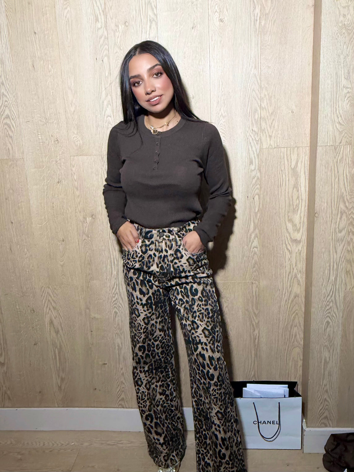 Pantalon leopardo