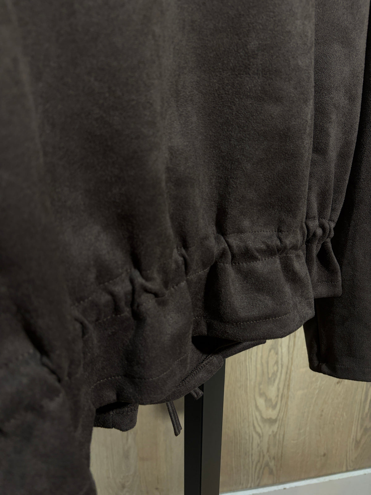 Chaqueta botón antelina