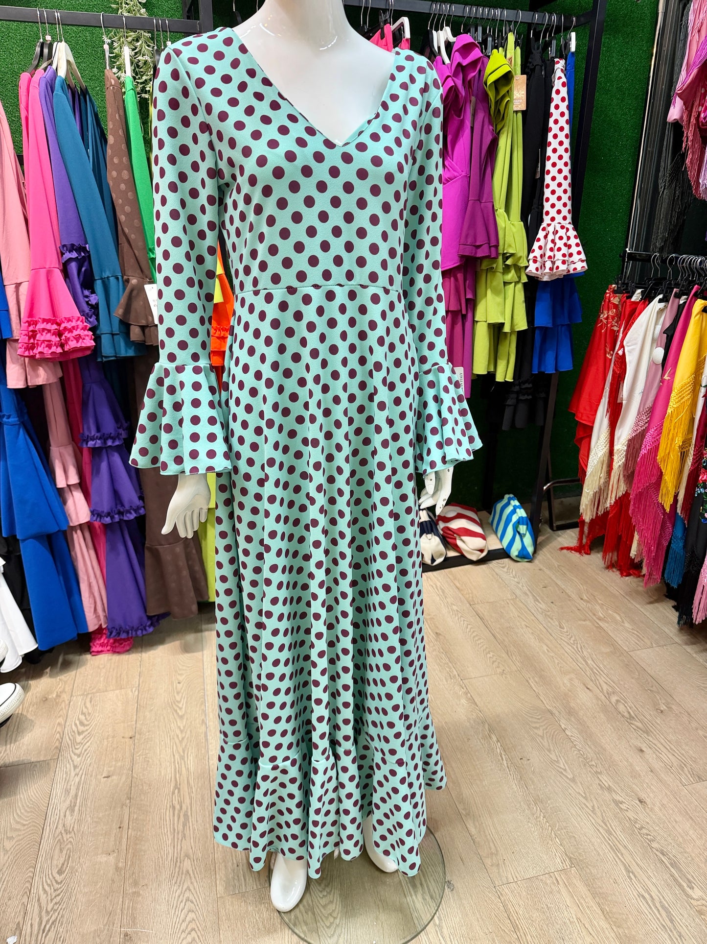 Bata flamenca lunares
