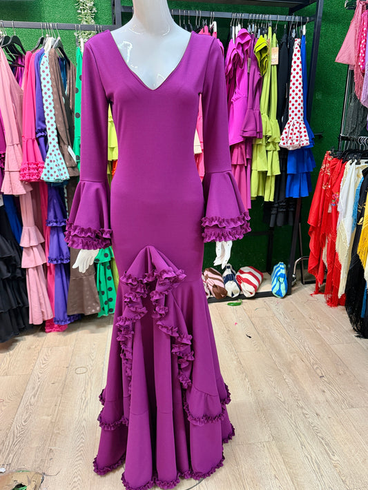 Traje flamenca MORADO M/L