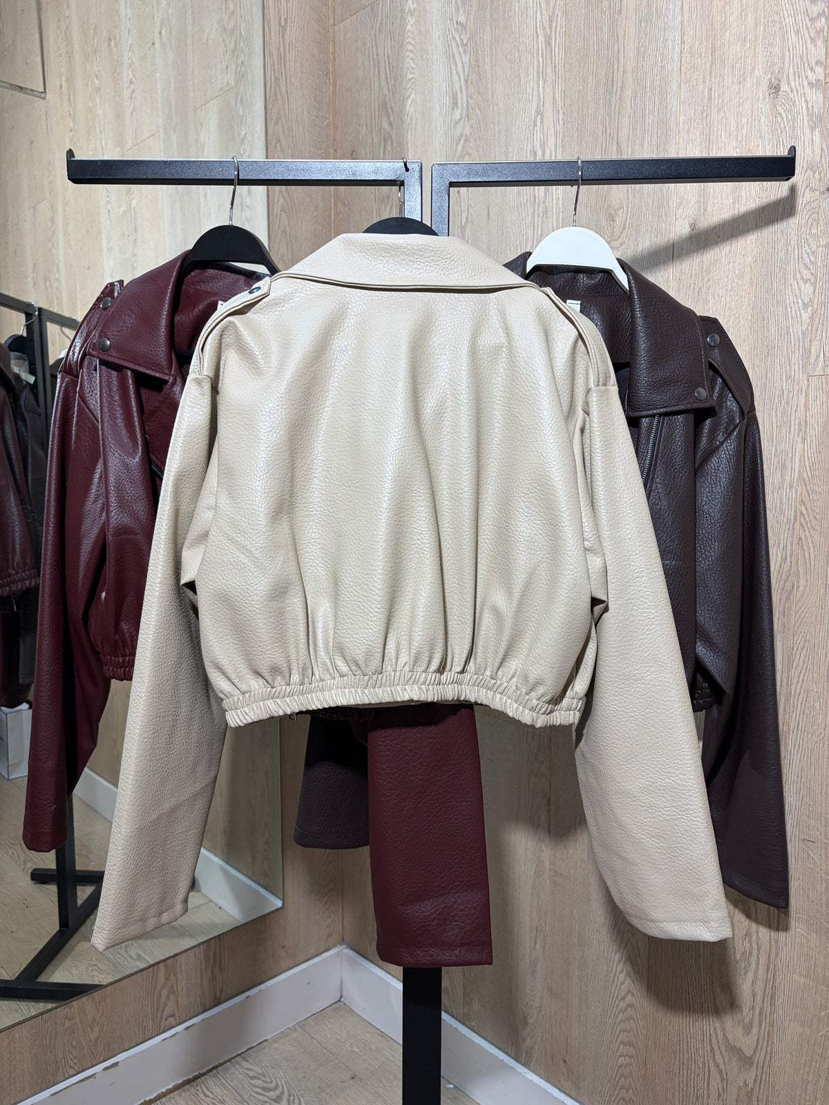Chaqueta Biker poli piel